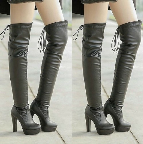 thigh high boots hot